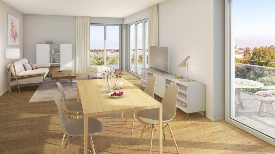 BV Wohnungsbau,  Visualisierung Schenkenberger, Lübeck